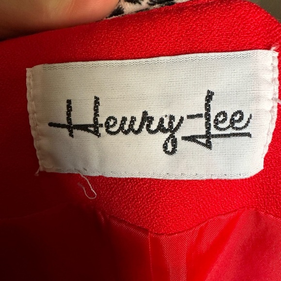 Christopher & Banks Red Jacket with Animal Print Accents - Picture 4 of 5